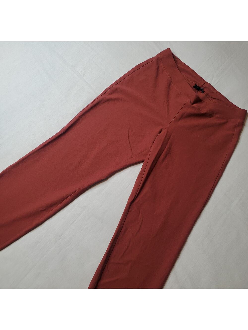 Eileen Fisher Women's Size XS Stretch Crepe Slim Leg Pants Red